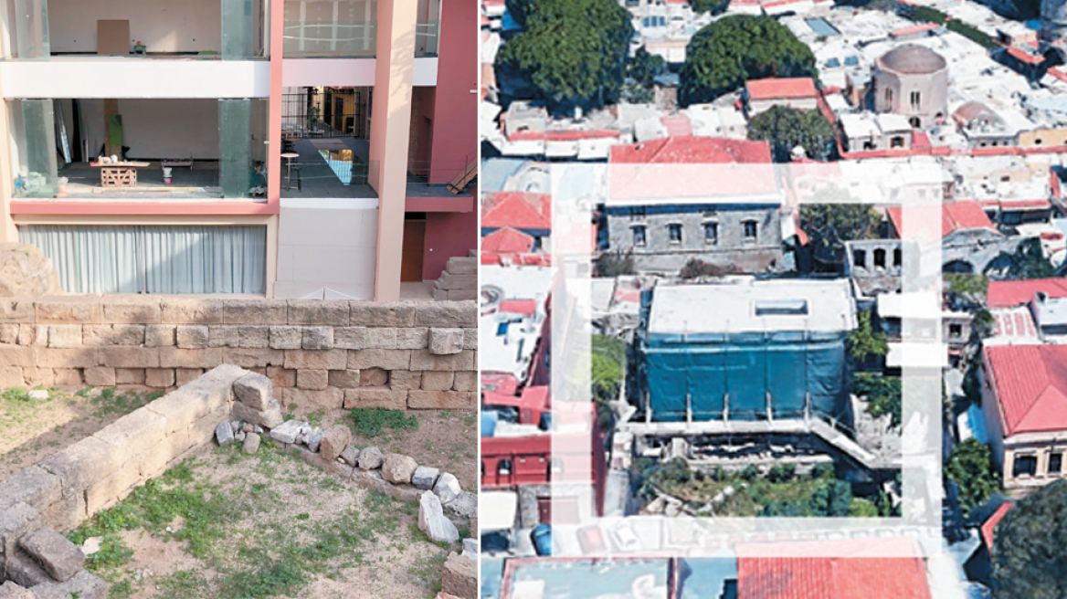 «Έγκλημα» του υπ. Πολιτισμού: Ένα έκτρωμα στην καρδιά της Πόλης των Ιπποτών στη Ρόδο