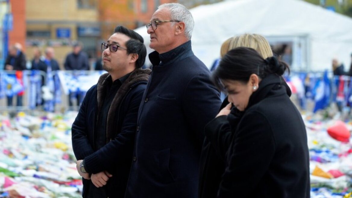 O Ρανιέρι στο King Power για να τιμήσει τον θάνατο του Βιχάι Σριβανταναπράμπα