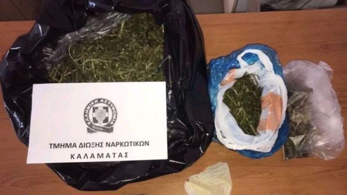 Μεσσηνία: Έκρυβε ένα κιλό χασίς στην αποθήκη του