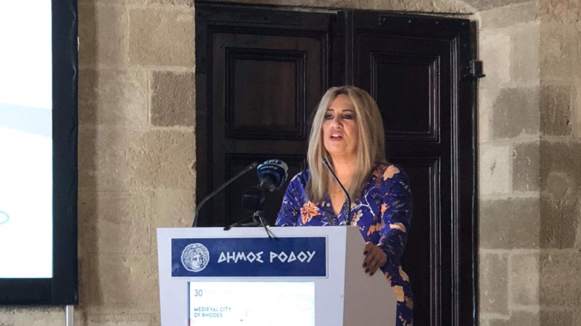 Γεννηματά: Η κυβέρνηση πρέπει να προστατέψει τη μεσαιωνική πόλη της Ρόδου