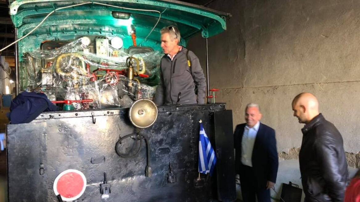 Φωτογραφίες: Με τον οδοντωτό στα Καλάβρυτα ο Τζέφρι Πάιατ