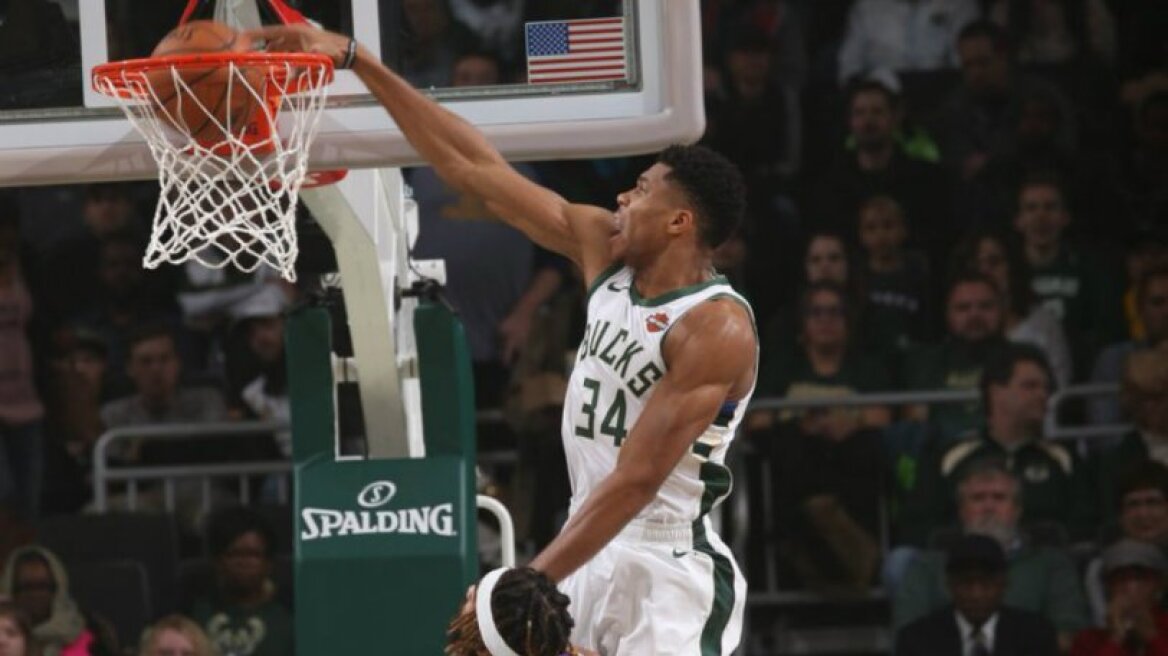 Νέα «παράσταση» Αντετοκούνμπο: Έκανε τρίπλ-νταμπλ σε τρεις περιόδους και οδήγησε τους Μπακς σε νίκη-ρεκόρ