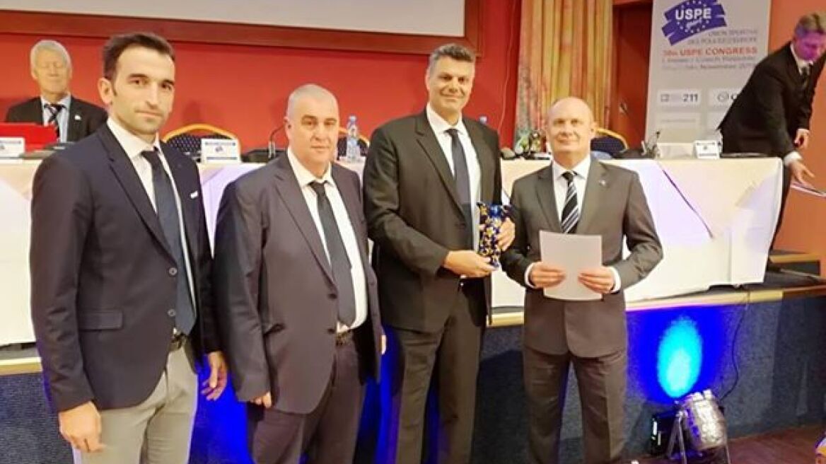Ευρωπαϊκή διάκριση: Το βραβείο «Καλύτερης Ομάδας» στην Αθλητική Ένωση Αστυνομικών Ελλάδος