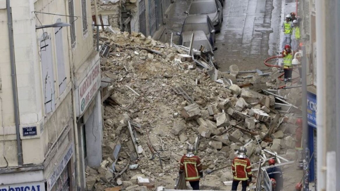 Μασσαλία: Τρεις οι νεκροί από την κατάρρευση των δύο κτιρίων 