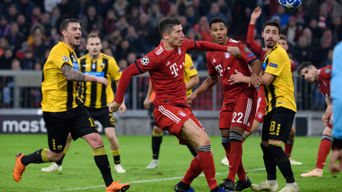 Champions League, Μπάγερν-ΑΕΚ 2-0: Τέταρτη ήττα, αλλά με αξιοπρέπεια...