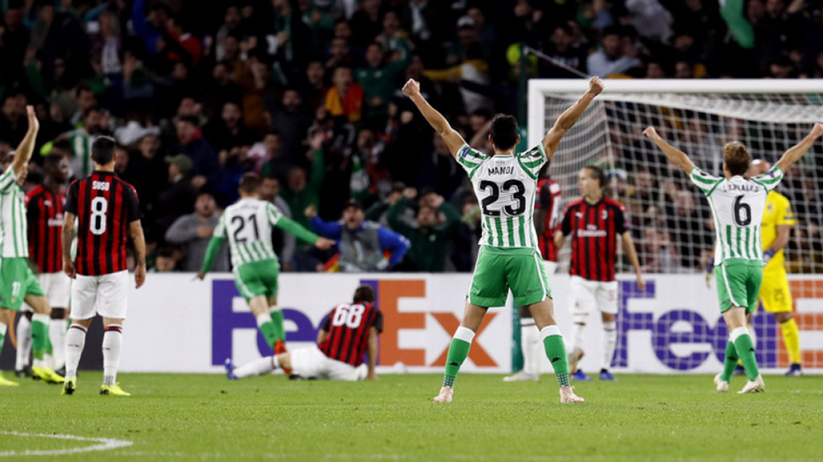 Europa League, Μπέτις-Μίλαν 1-1: Την έσωσε ο Σούσο