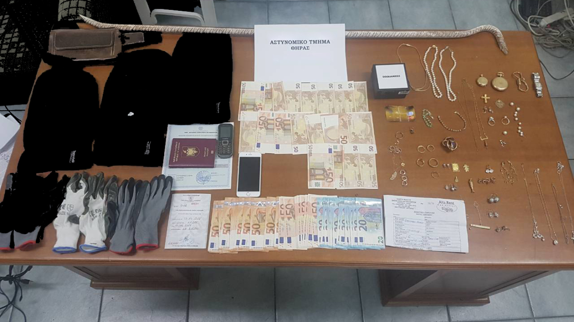 Σπείρα αλλοδαπών έκανε διαρρήξεις στη Σαντορίνη