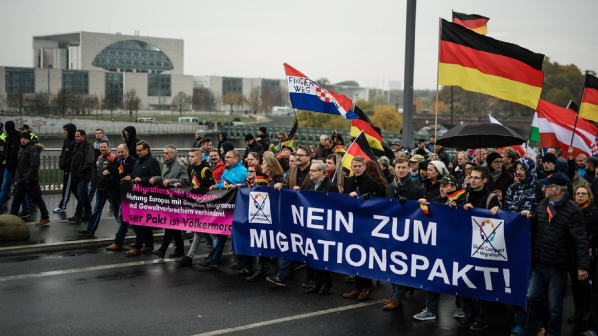 Βερολίνο: Διαδηλώσεις ακροδεξιών κατά των προσφύγων 