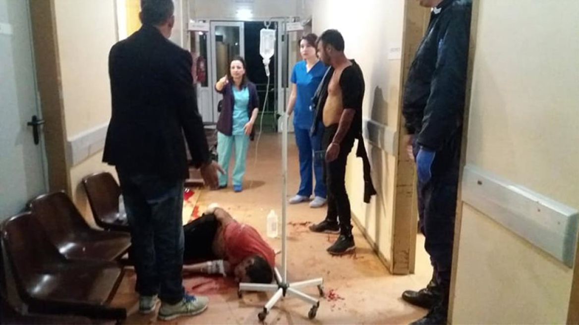 Εικόνες - σοκ: Μεθυσμένος Ρομά τραυμάτισε γιατρό στο Κέντρο Υγείας Σοφάδων