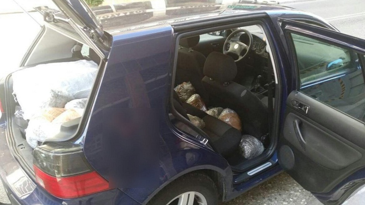 Καστοριά: Έκρυβαν 700 γραμμάρια ηρωίνη μέσα σε 58 κιλά χασίς!