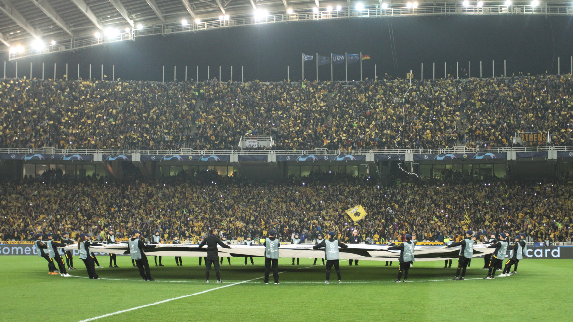 Champions League «Κίτρινη κάρτα» της UEFA στην ΑΕΚ 