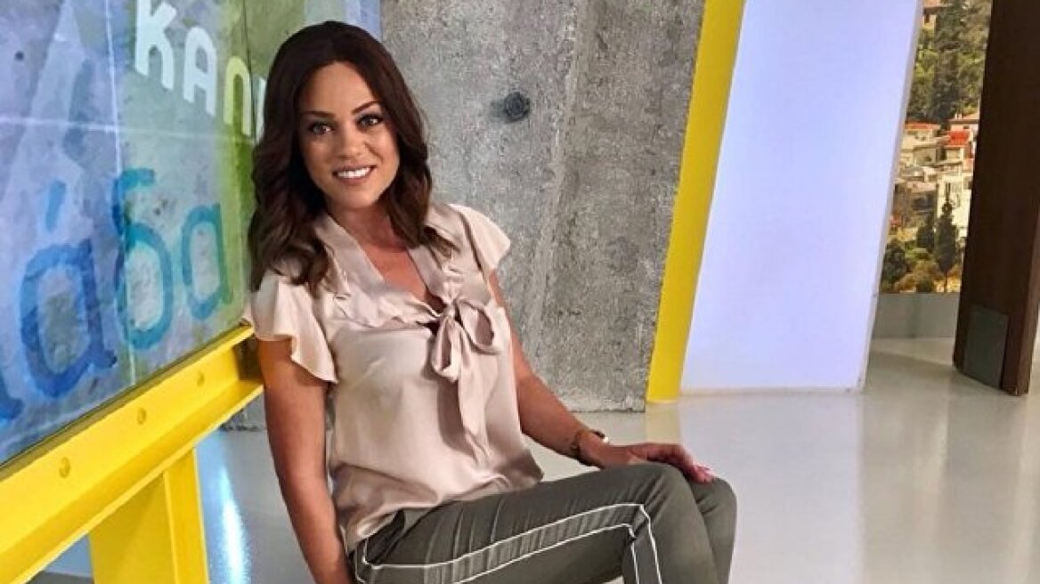 Η Μπάγια Αντωνοπούλου έβαλε το μαγιό της και πήγε στη θάλασσα 