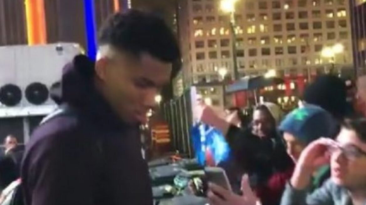 Αποθέωση για τον Γιάννη από ομογενείς της Νέας Υόρκης! (video)