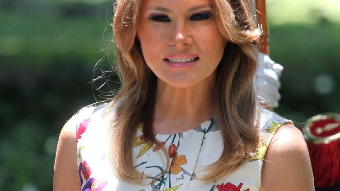 Η Μελάνια φόρεσε το πιο φθηνό φόρεμα της θητείας της 