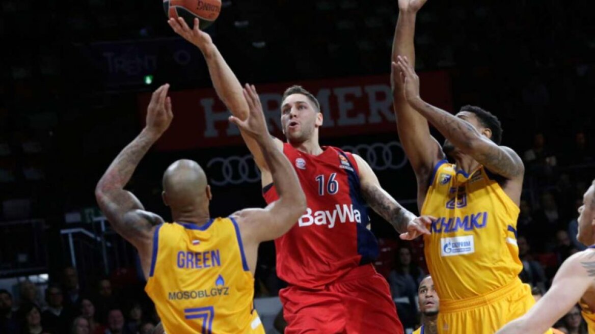 EuroLeague: Μπάγερν - Χίμκι 72-65