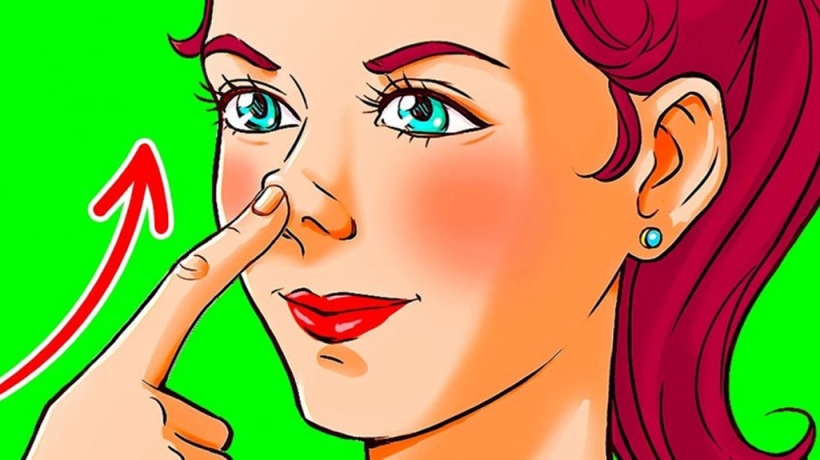 Τι θα γίνει αν πιέσετε τη μύτη σας προς τα πάνω για 10 δευτερόλεπτα