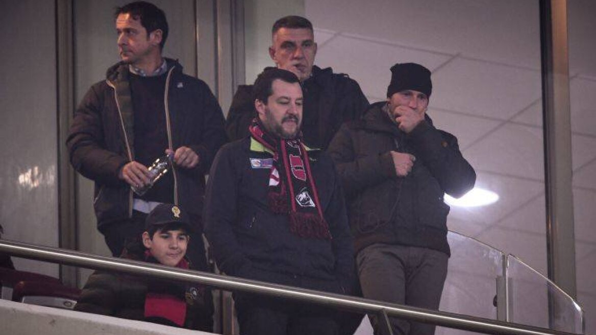 Στο Καραϊσκάκη βρέθηκε ο Ματέο Σαλβίνι