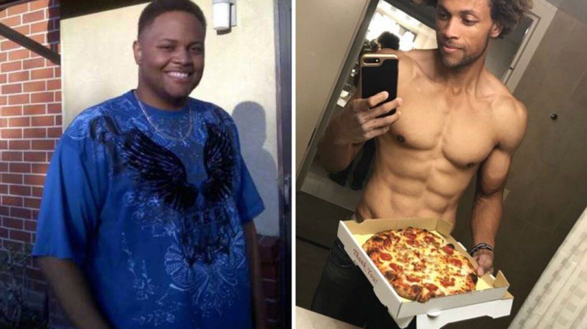 Έχασε 76 κιλά τρώγοντας πίτσα και γαριδάκια!