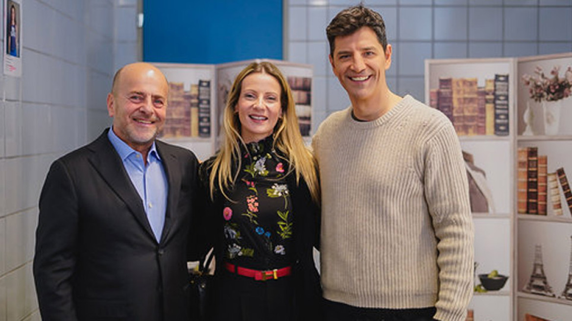 Ο Γιάννης Αλαφούζος επισκέφτηκε το πλατό του «Voice»