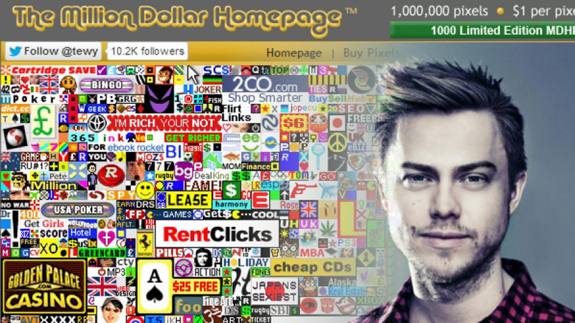 Πώς ο 21χρονος Alex Tew έγινε εκατομμυριούχος μέσα σε 5 μήνες πουλώντας... pixel! 