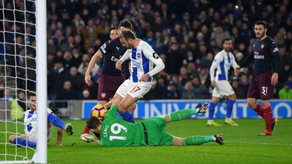 Premier League, Μπράιτον-Άρσεναλ 1-1: Χ-αμένη ευκαιρία για την Άρσεναλ