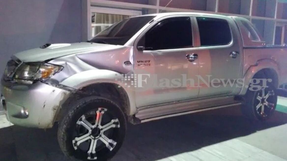 Χανιά: Αυτό είναι το αγροτικό που διαμέλισε τον λαχειοπώλη - Καρέ καρέ η φονική πορεία