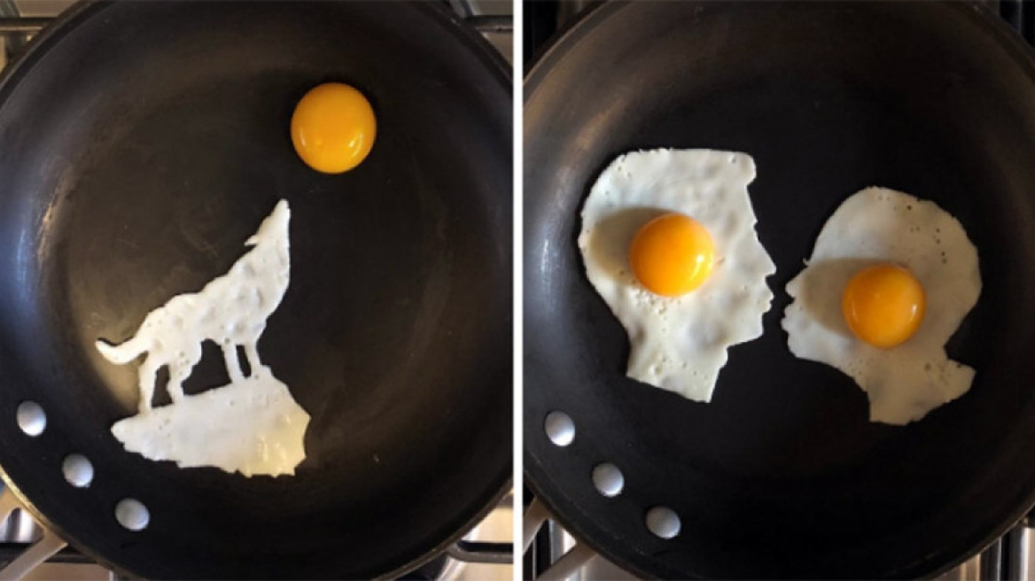 «Αυγά-μάτια»... έργα τέχνης!