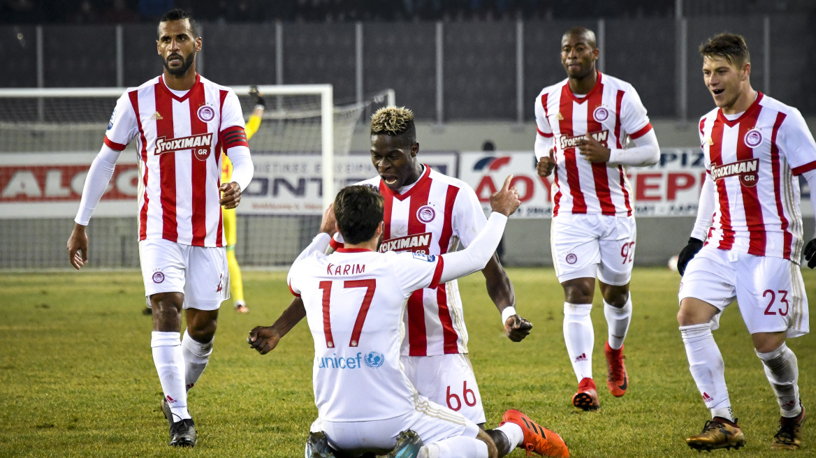 Λάρισα-Ολυμπιακός 0-3: "Βασιλιάς" στον κάμπο!