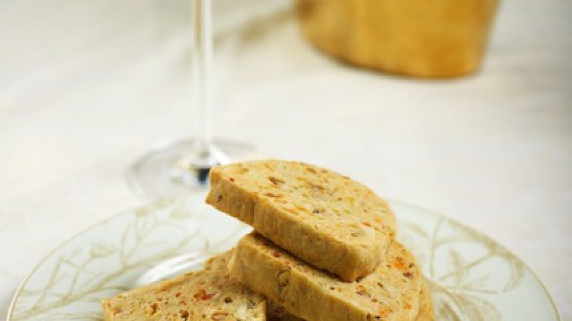 Μπισκότα με κάστανα και παρμεζάνα 