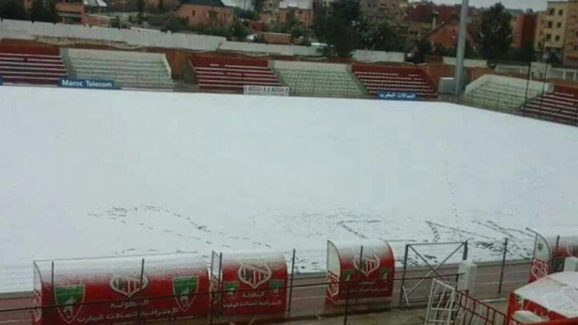 Χιονιάς στο... Μαρόκο: Τσουχτερό κρύο, χαλάζι και αποκλεισμένοι δρόμοι