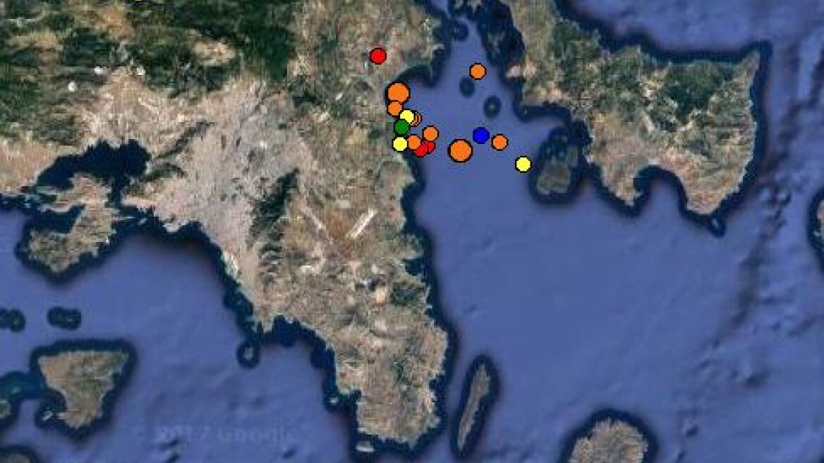 «Σμήνος» δέκα ασθενών σεισμών στην Αττική: Ο τελευταίος στις 09:59, στα 2,7 Ρίχτερ