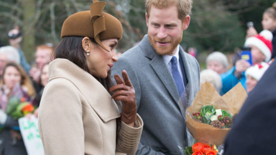 Τα δερμάτινα γάντια της Meghan Μarkle είναι Marks & Spencer και κοστίζουν 20 ευρώ