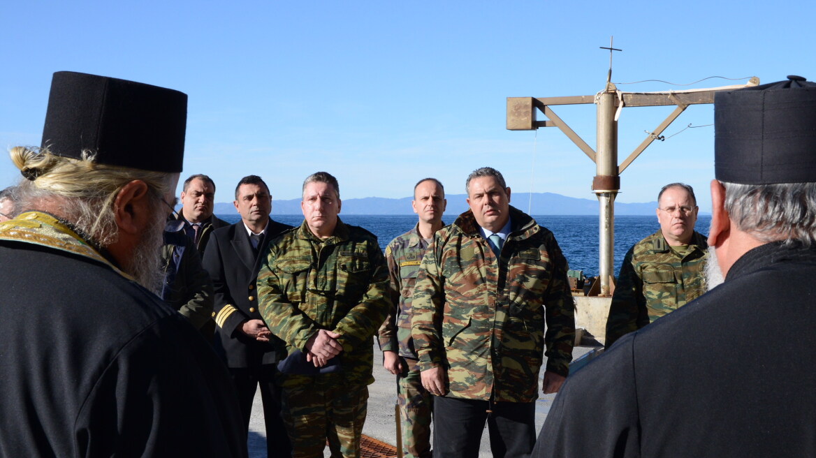 Ο Πάνος Καμμένος στο Άγιον Όρος