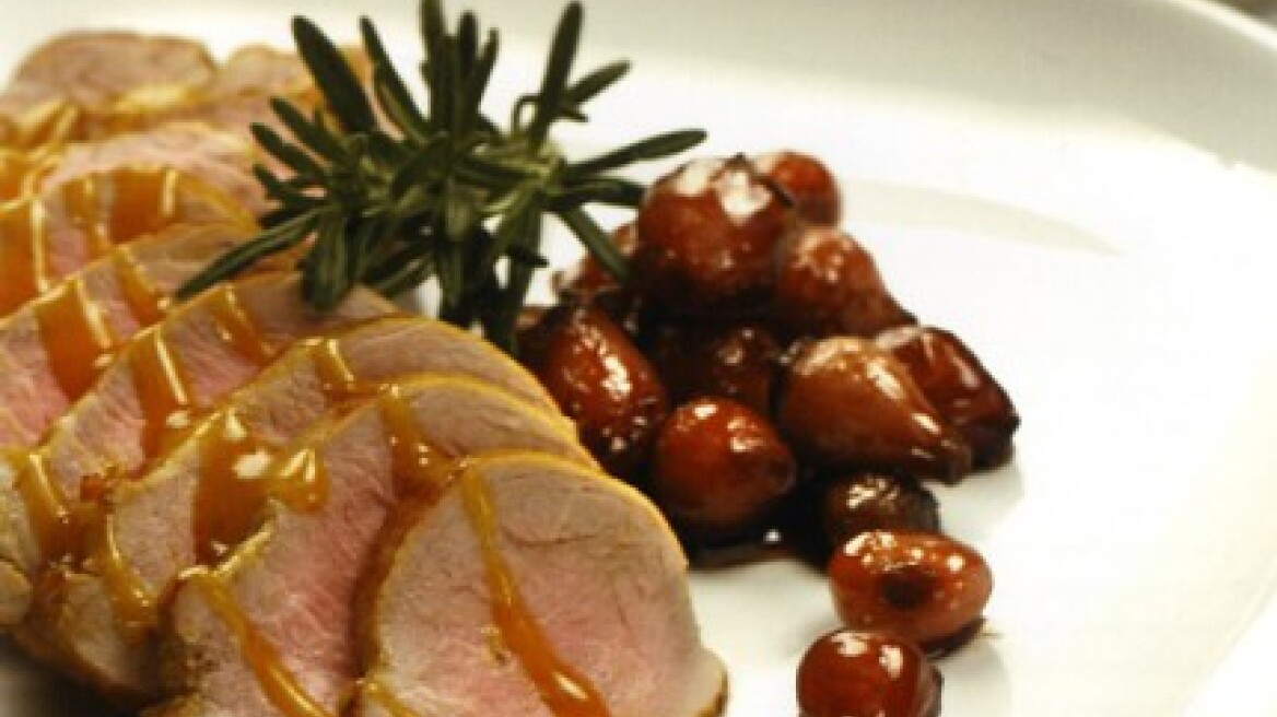 Ψαρονέφρι με μουστάρδα