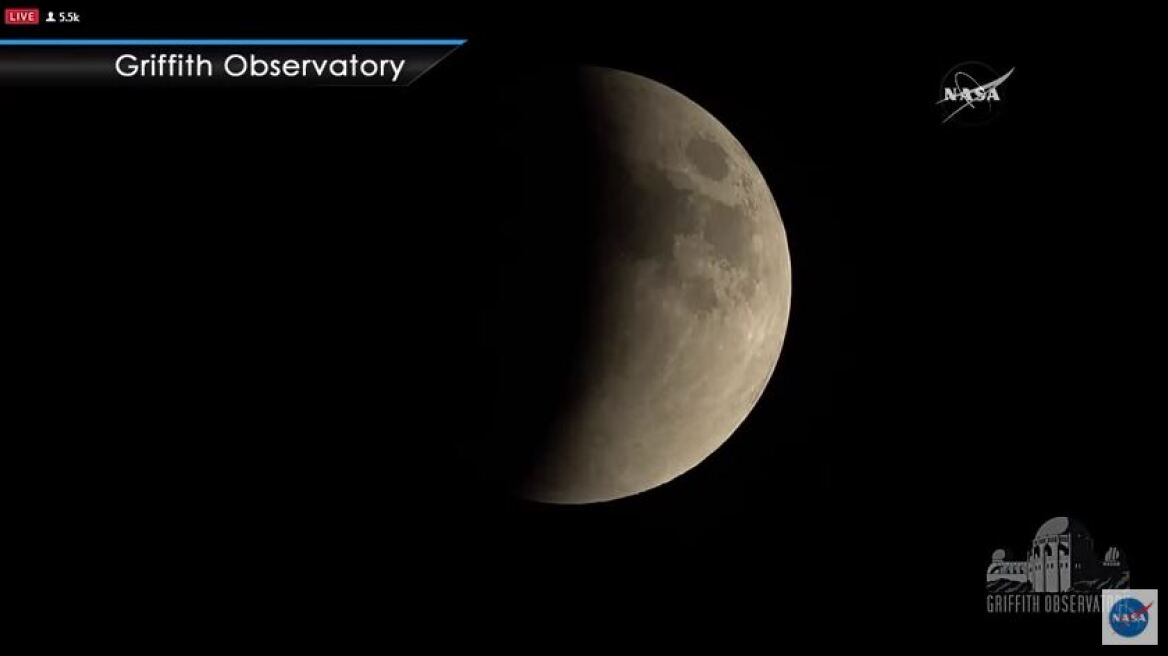 Δείτε live από τη NASA το τριπλό «σόου» του φεγγαριού