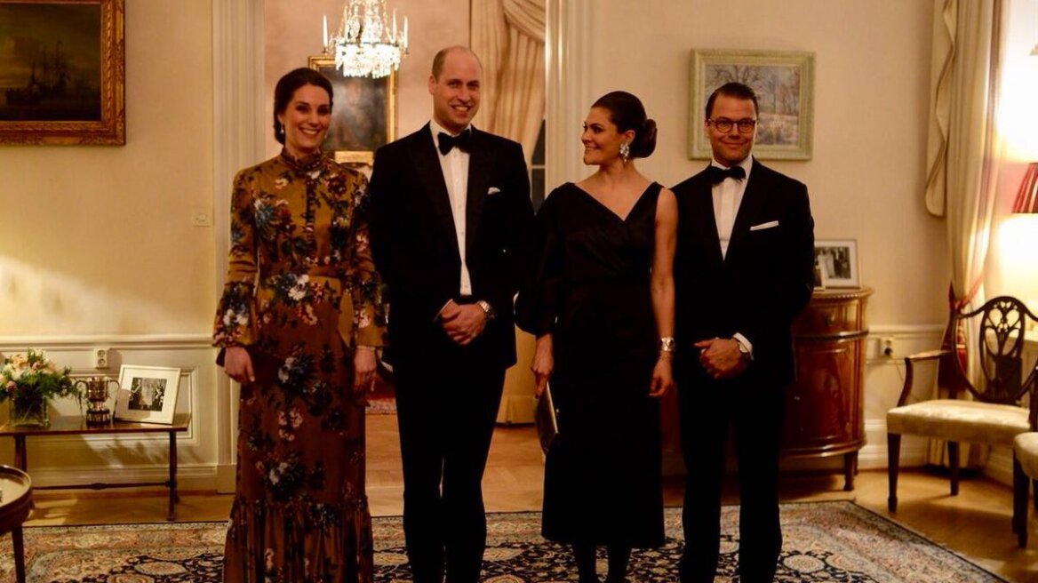 Έλαμψε η Κέιτ Μίντλετον στο δείπνο του Βρετανού πρέσβη στη Στοκχόλμη