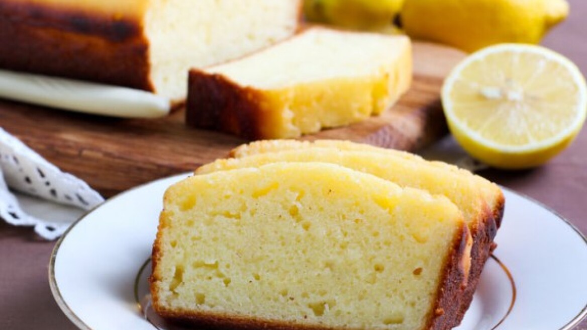 Το πιο εύκολο κέικ λεμόνι