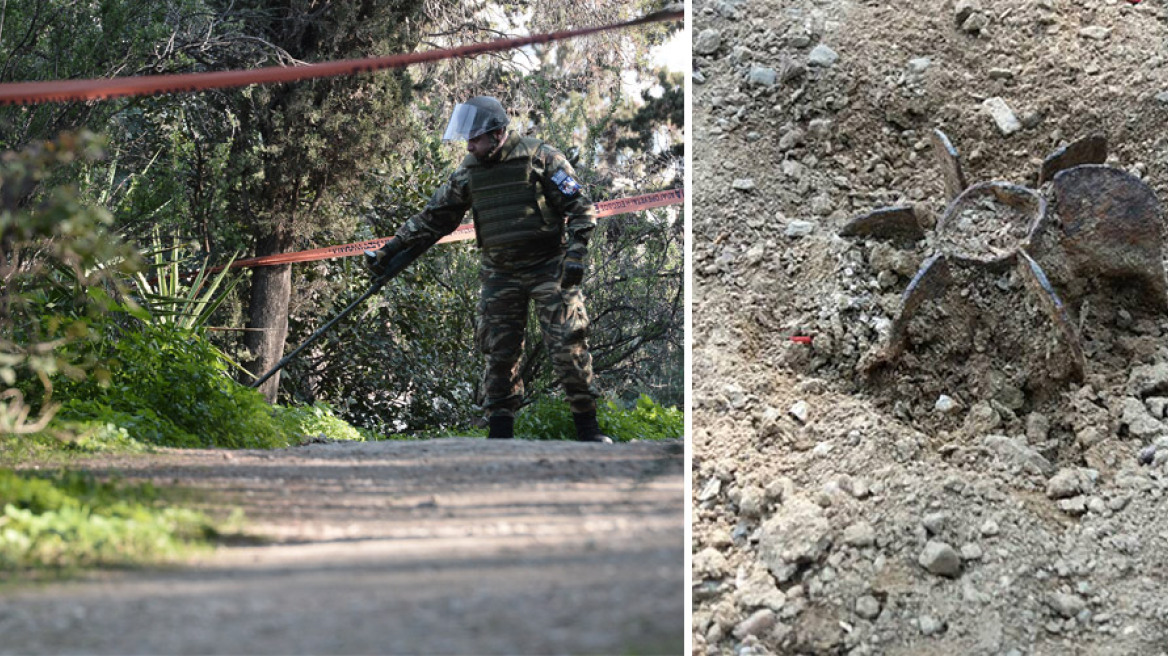 Βρέθηκαν υπολείμματα βλήματος όλμου στον Λόφο του Φιλοπάππου