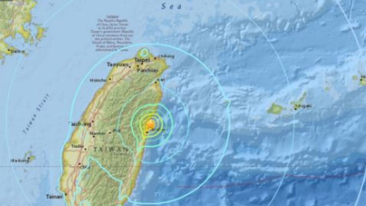 Ισχυρός σεισμός 6,1 Ρίχτερ στην Ταϊβάν