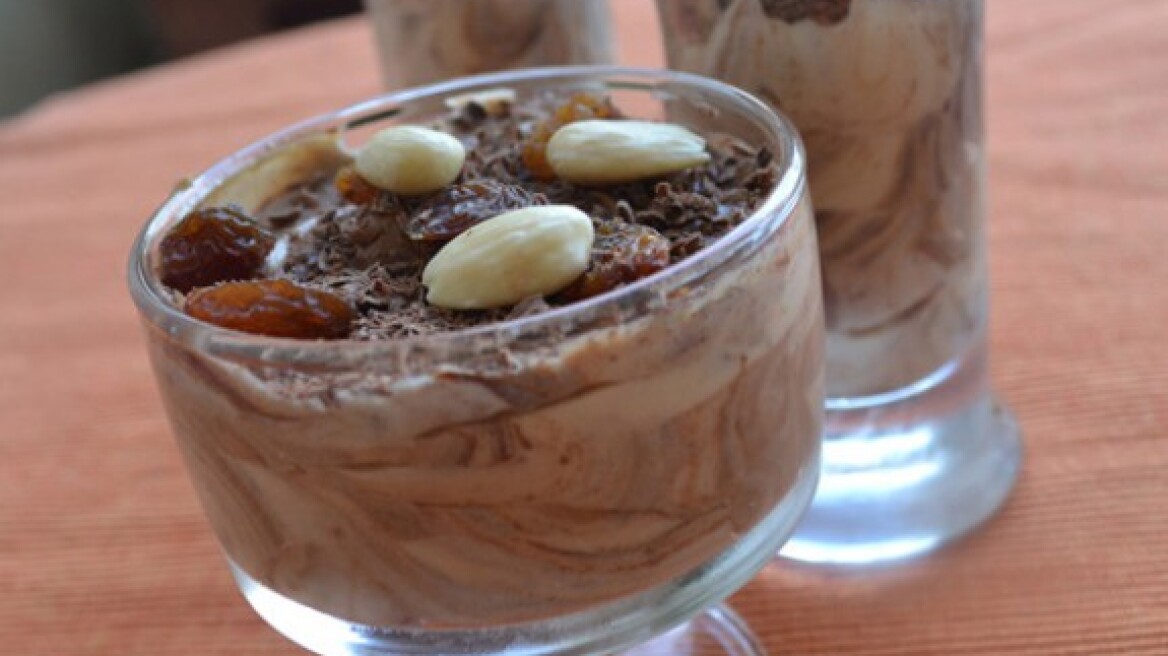 Πανεύκολη μους ταχίνι-σοκολάτα