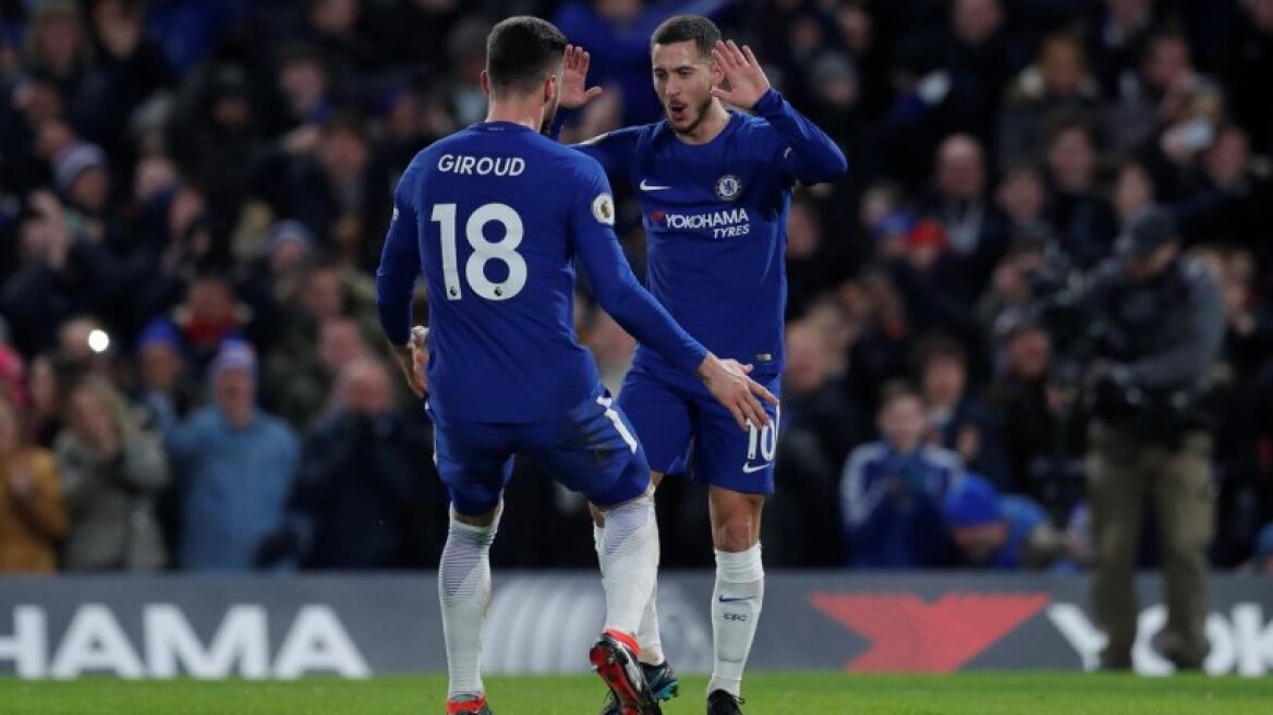 Τσέλσι - Γουέστ Μπρομ 3-0: Νίκη και ανάσα για τον Κόντε