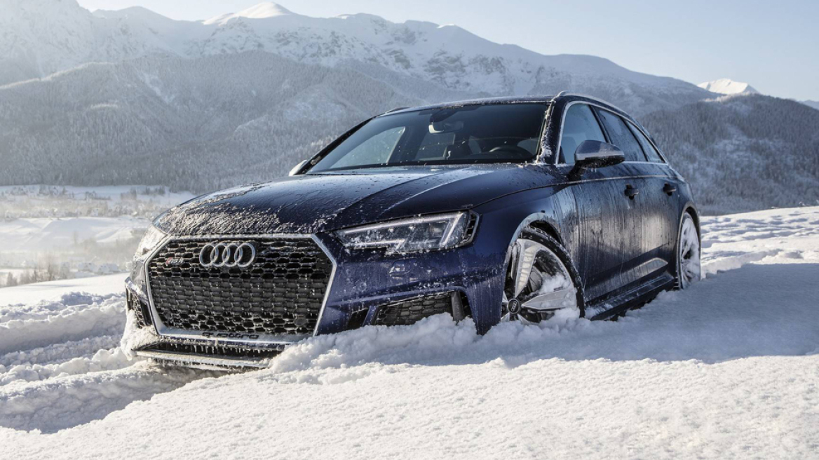 Video: Το Audi RS 4 σε ρόλο εκχιονιστικού 