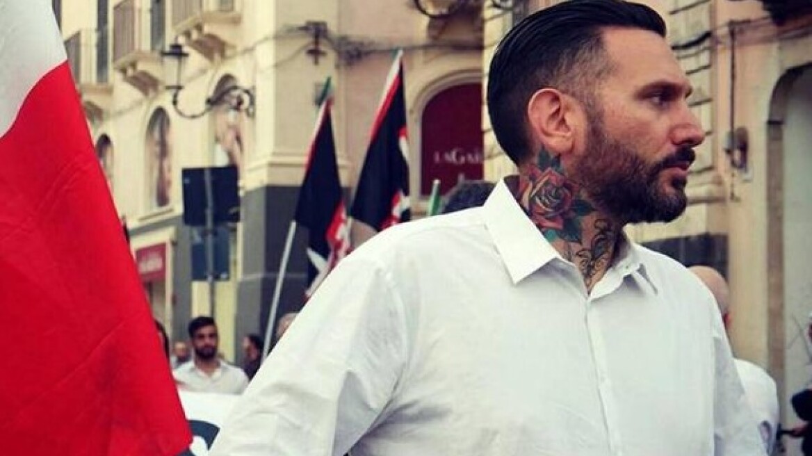 Βίντεο: Άγριο ξύλο στον αρχηγό νεοναζί στο Παλέρμο