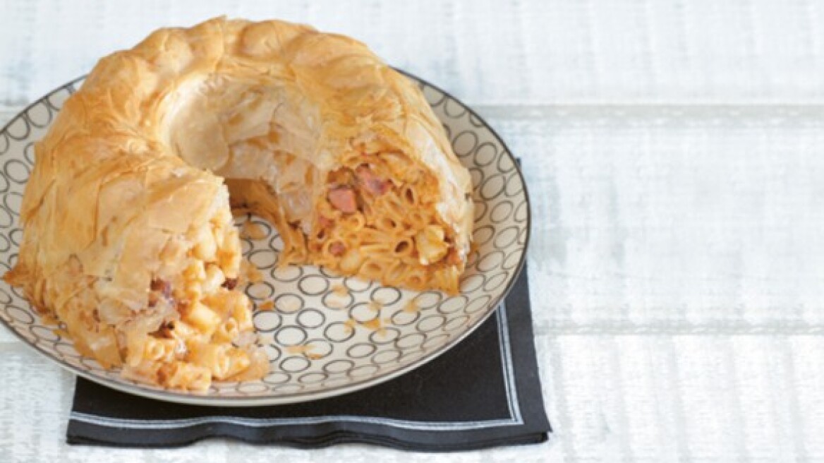 Παστίτσιο φόρμας με καπνιστή χοιρινή μπριζόλα