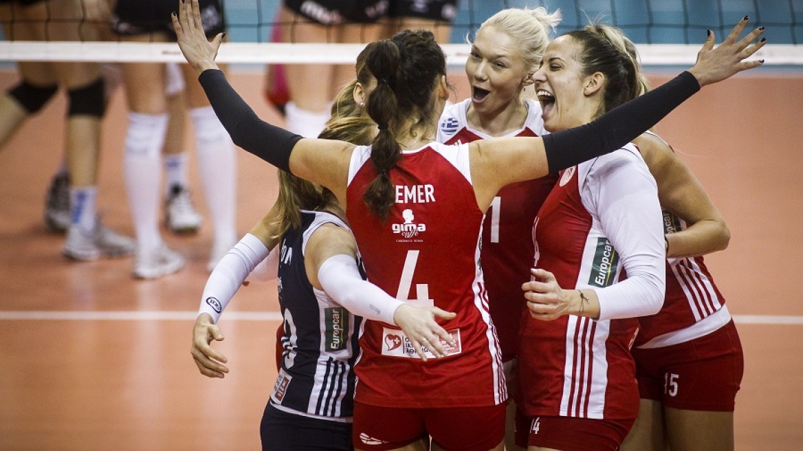 Βόλεϊ: Στους «4» του Challenge Cup ο Ολυμπιακός!