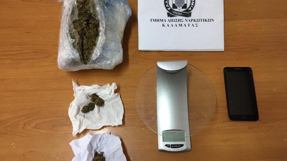 Νεαρός συνελήφθη με χασίς στην Καλαμάτα