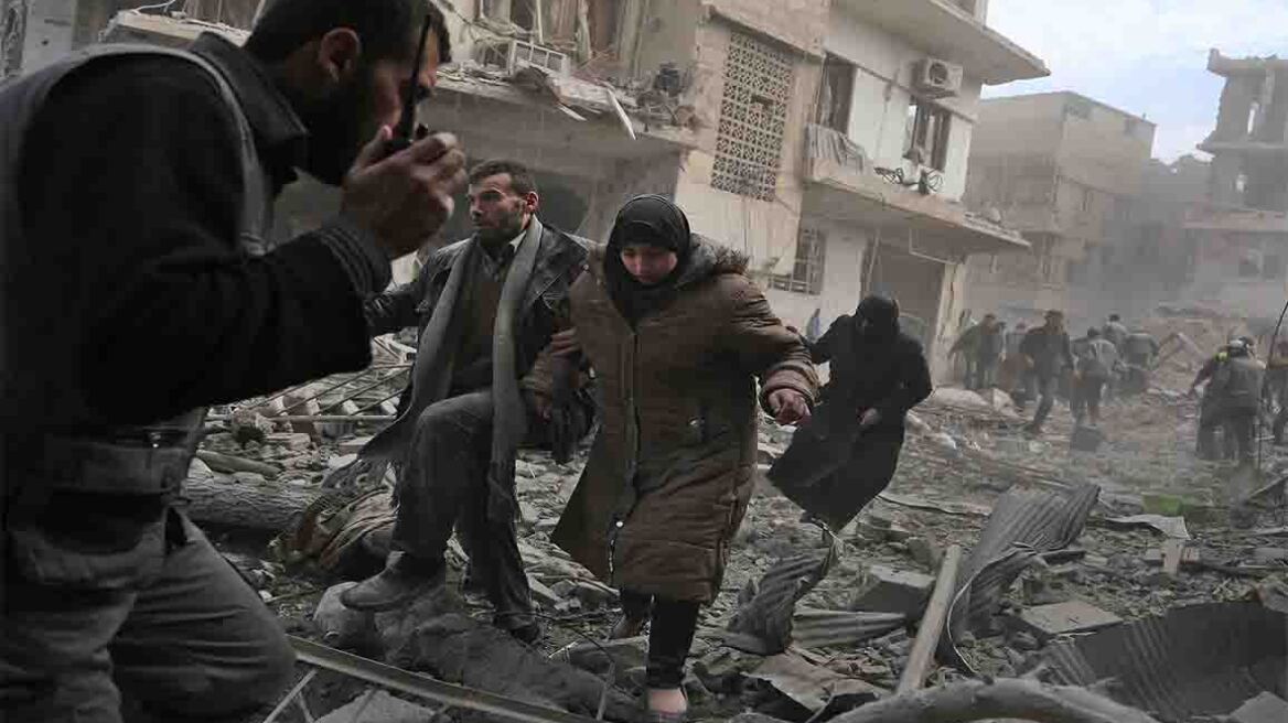 Συρία: 34 άμαχοι σκοτώθηκαν την Κυριακή στην Ανατολική Γούτα