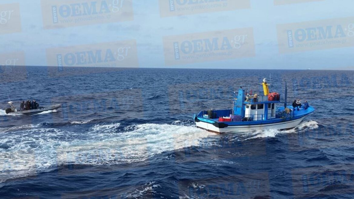 Ιεράπετρα: Στα 15 εκατ. ευρώ η αξία των 1,3 τόνων κάνναβης που βρέθηκαν στο αλιευτικό