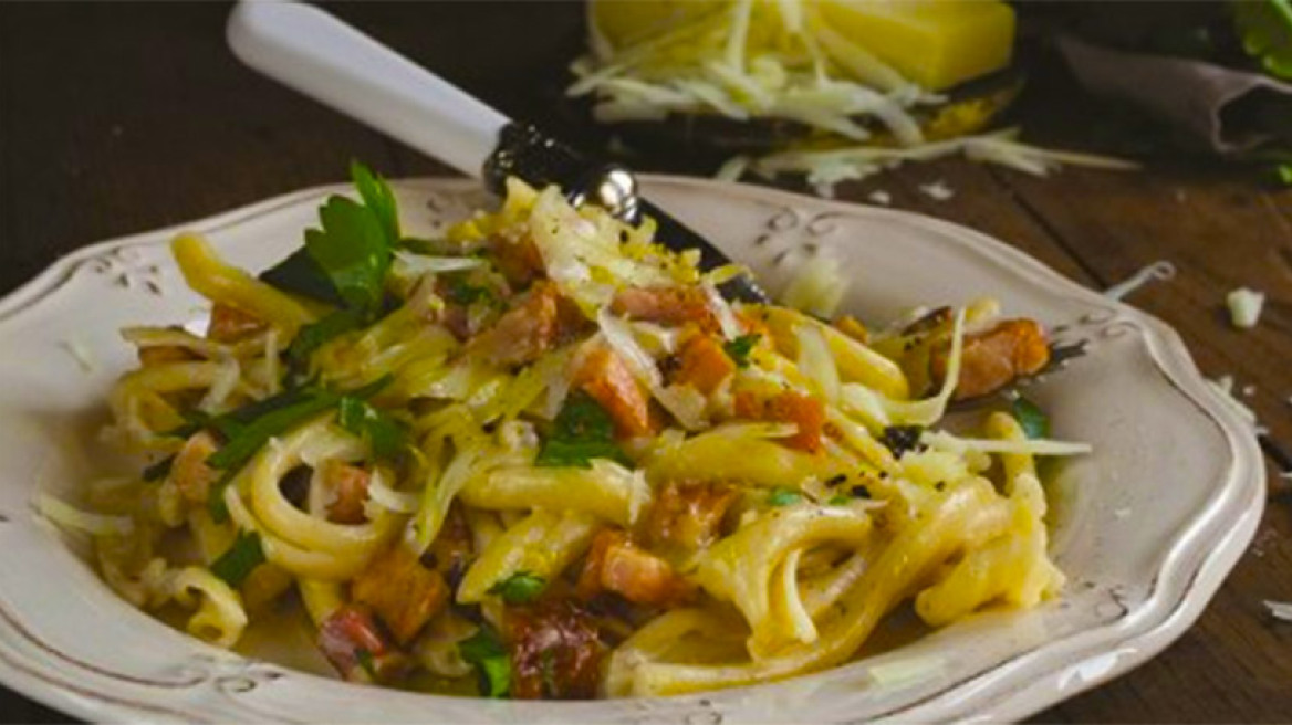 Κρητική καρμπονάρα