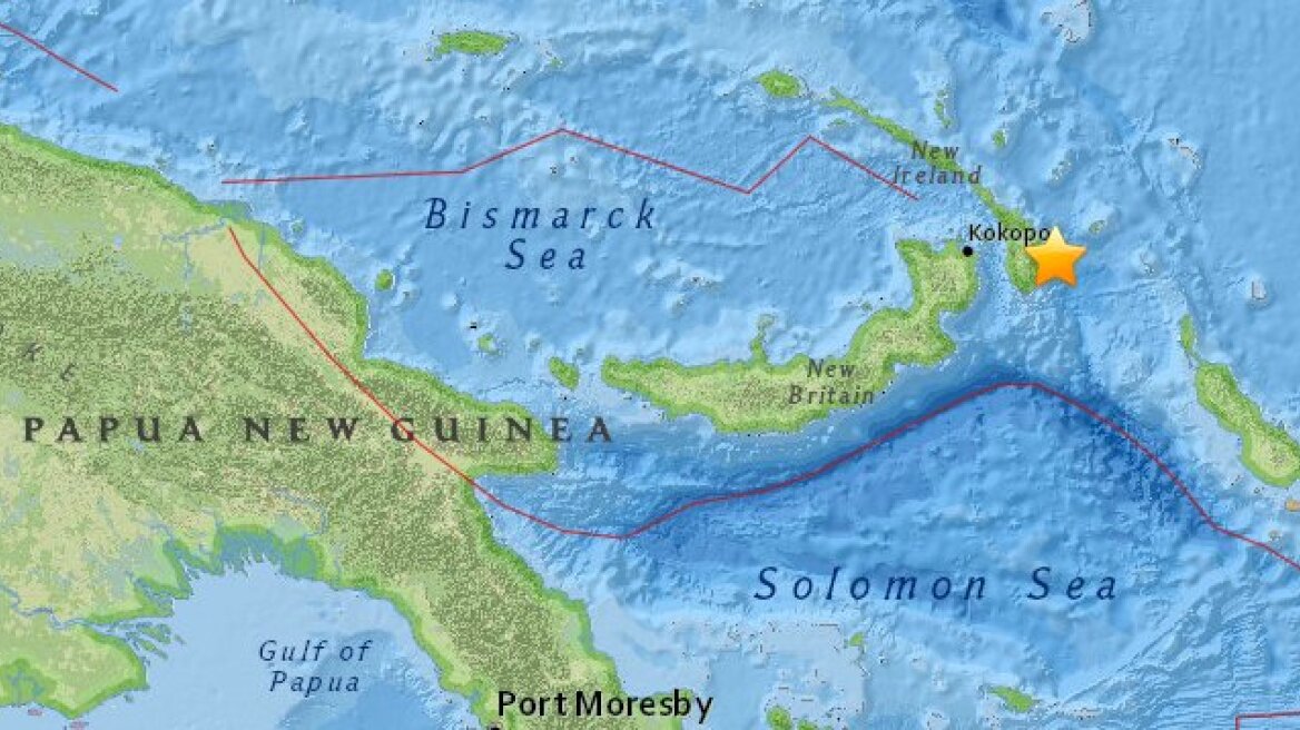 Παπούα Νέα Γουινέα: Σεισμική δόνηση 7,1 βαθμών